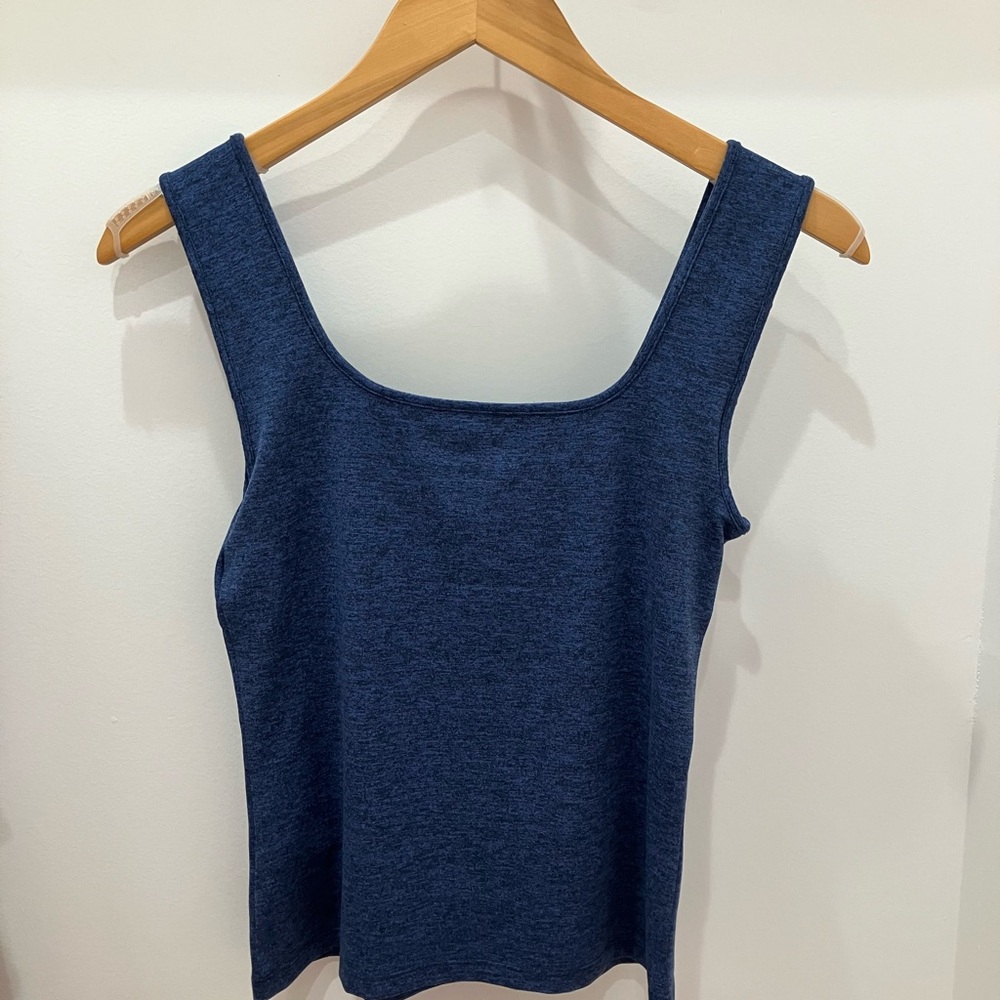 Lilly Pulitzer Blue Fitted Sleeveless Tank Top